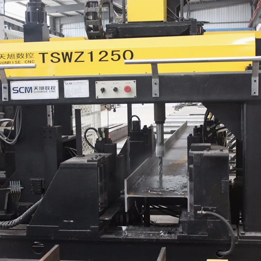 Сверлильный станок с ЧПУ для обработки двутавровых балок TSWZ 1250/1400